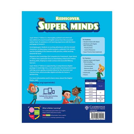 کتاب سوپرمانیندز 1 ویرایش دوم (super minds 1 (2nd edition